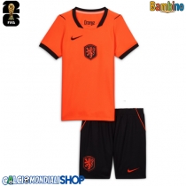 Maglie da calcio Paesi Bassi Prima Maglia Bambino Mondiali 2026  Manica Corta + Pantaloni corti)